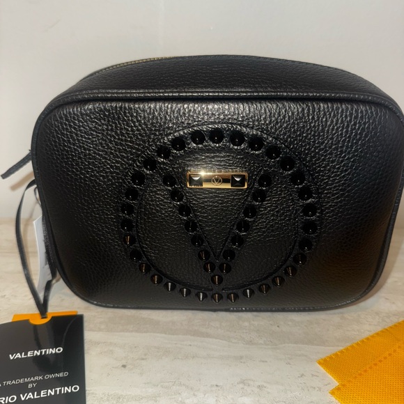 NWT  by Mario Valentino Mia Rock Black Bag. - Picture 3 of 7